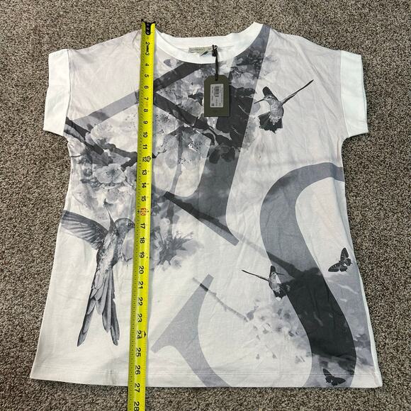 ALLSAINTS Women's Volatus Imogen Boy T-Shirt Size XS/S In Optic White - Picture 12 of 14